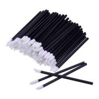 50pcs/bag Customized Logo Lip Brush Applicator Factory Supply Disposable Lip Brush