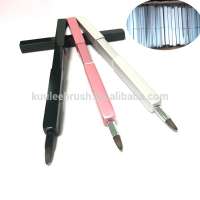 Aluminum Portable Square Retractable Lip Brush Applicator